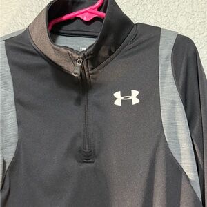 Under Armour Black and Gray Performance Pullover